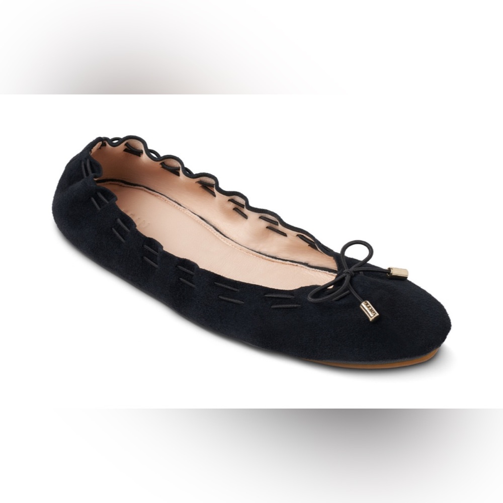 Black Velvet AERIN Antibes Flats